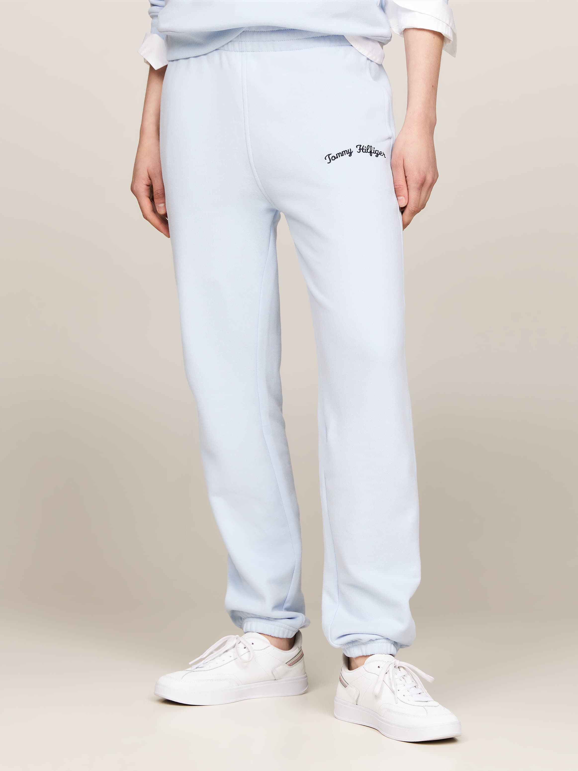 Script Logo Cuffed Joggers